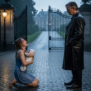 „Czy mogę posprzątać twój dom za talerz jedzenia?” Ale kiedy milioner, prezes firmy, ją zobaczył, zamarł.