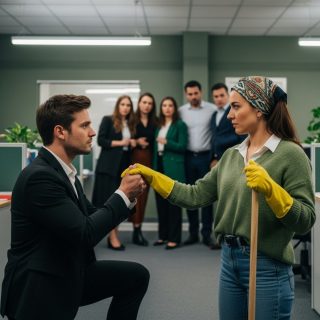 Nie odezwała się przez trzy lata, dopóki przed nią nie uklęknął.