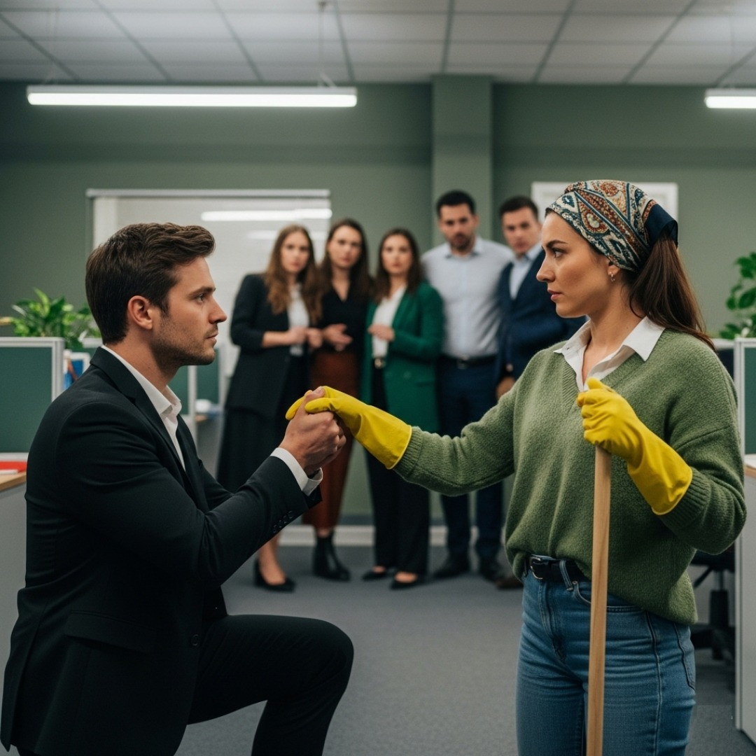 Nie odezwała się przez trzy lata, dopóki przed nią nie uklęknął.