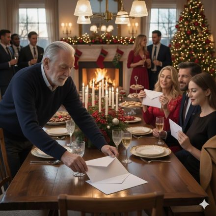 PODCZAS WIELKANOCNEJ OBIADOŚCI MÓJ BOGATY DZIADEK WRĘCZYŁ NAM KAŻDEMU CZEK, A RODZICE SIĘ ŚMIALI, ŻE TO TYLKO NA POKAZ…