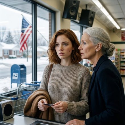 Zapłaciłam za zakupy u starszej kobiety, a ona pochyliła się i powiedziała coś, co zabrzmiało dziwnie: „Kiedy mąż wychodzi, nie dotykaj śniegu na podwórku”. Uśmiechnęłam się tylko, myśląc, że żartuje. Ale następnego ranka, gdy tylko wyszłam na werandę, zrozumiałam… jej słowa wcale nie były przypadkowe.