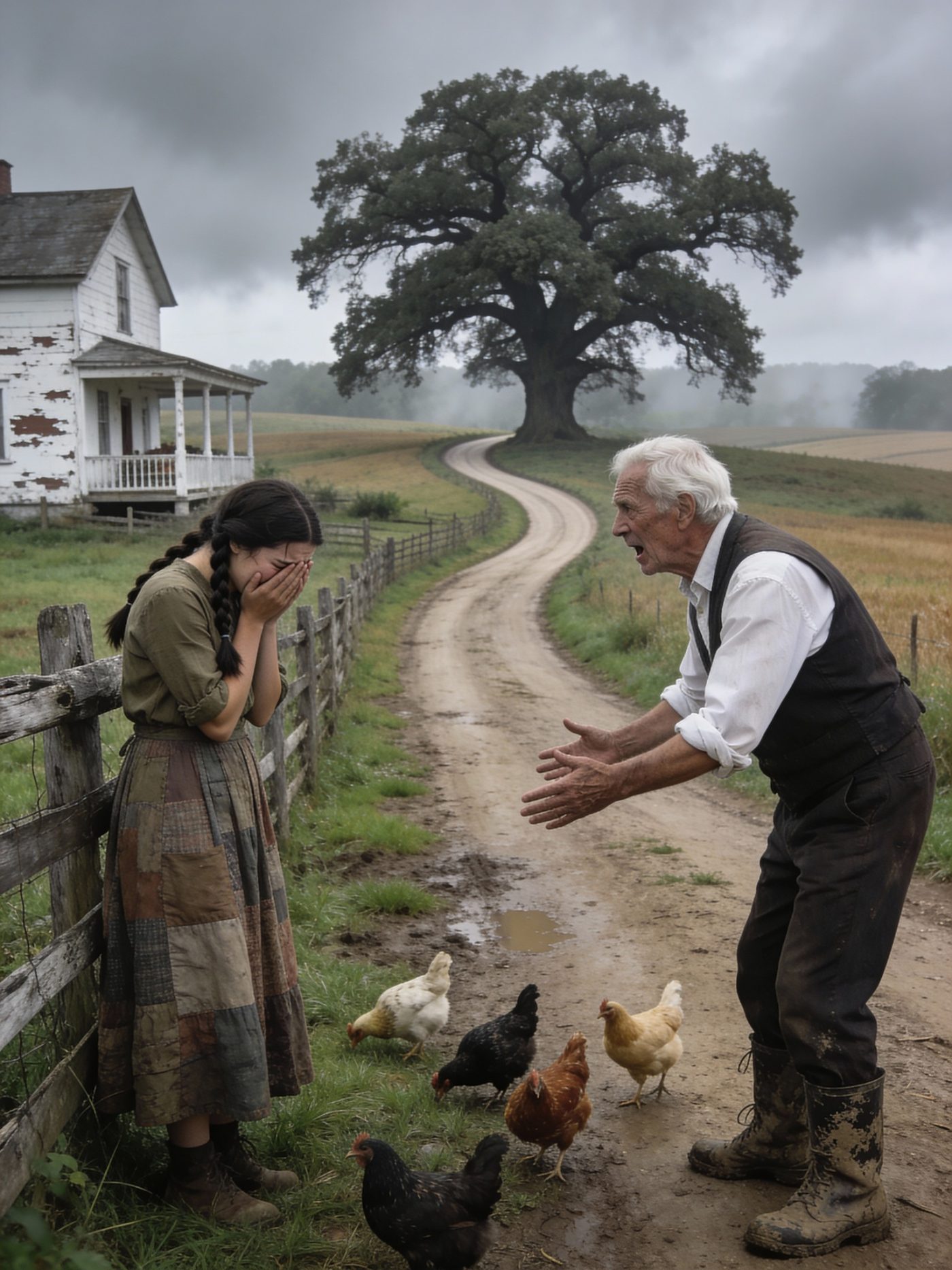 Stary rolnik powiedział: „Zostały mi trzy miesiące – wyjdź za mnie, a wszystko będzie twoje”.