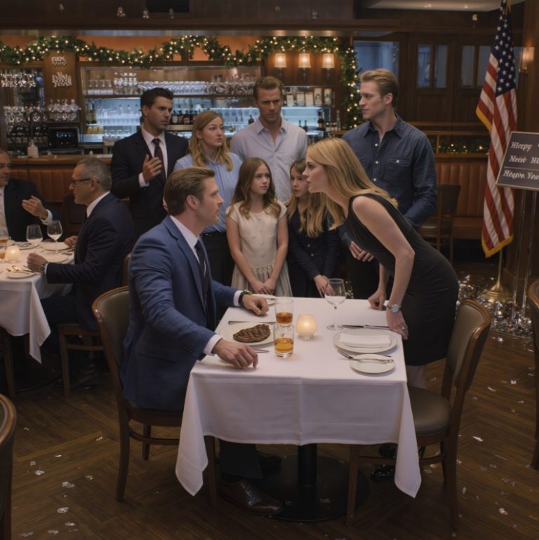 Jadłem sam w moje urodziny przy stole nakrytym dla siedmiu osób. Moja żona, moje dzieci, moja najlepsza przyjaciółka, a nawet mój własny brat, ignorowali każde zaproszenie. Myśleli, że nie mam pojęcia, co się dzieje za moimi plecami. Potem kelnerka wsunęła mi karteczkę z napisem: „Sprawdź telefon…”, a mój ekran rozświetlił się SMS-em od jej ojca: „Właśnie dostałem powiadomienie z kancelarii prawnej Trustu. Zadzwoń, zanim rozwalisz całą tę rodzinę”. close