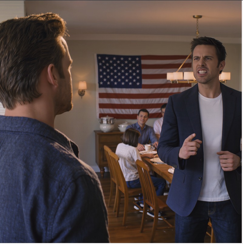 Przeproś mojego syna albo wynoś się. Mój brat wpadł w furię, gdy jego 13-latek popchnął mojego syna i splunął. Jesteś spłukany, więc się nie liczysz. Moi rodzice po prostu siedzieli i się uśmiechali. Nie kłóciłem się. Anulowałem czesne, które sam opłacałem, odebrałem samochód, za który płaciłem, i powiedziałem: „Od dziś sam sobie radzisz ze swoim życiem”.