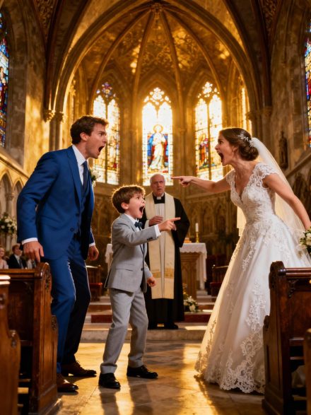 Niemy syn milionera przemawiał w kościele… i to, co powiedział, spowodowało, że jego ojciec odwołał ślub.
