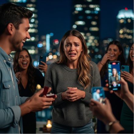 Mój chłopak oświadczył mi się w moje urodziny. Ze łzami radości powiedziałam: „Tak, oczywiście!”. Wstał i krzyknął: „To tylko żart!”. Jego znajomi nagrywali to, żeby wrzucić na YouTube, wszyscy śmiali się histerycznie. Ale kilka tygodni później…