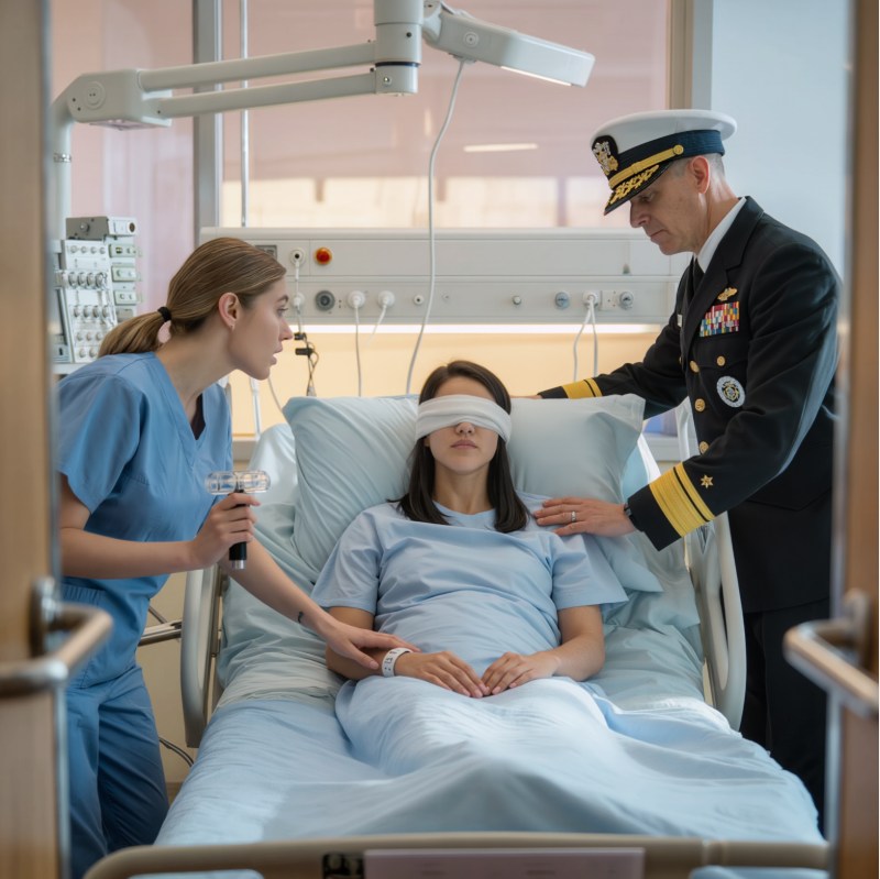 Tego ranka, kiedy jego niewidoma córka podała mu kawę, amerykański generał nie miał pojęcia, że ​​początkująca pielęgniarka zaraz zobaczy to, czego nie zauważyło siedemdziesięciu trzech specjalistów