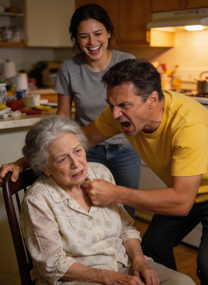 Mój syn złapał mnie za gardło i krzyknął: „Słuchaj mnie, ty bezużyteczna staruszko!”. Zrób mi teraz obiad!
