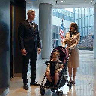 „Nie mogę być ojcem. Nie teraz” – powiedział prezes-milioner – trzy lata później zobaczył ją trzymającą…