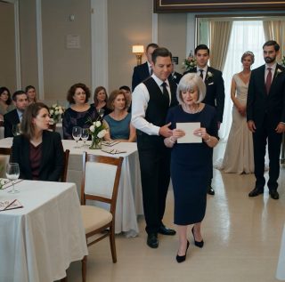 Zaparkowali matkę pana młodego w czternastym rzędzie za drzwiami dla służby — aż do momentu, gdy pewien nieznajomy o srebrnych włosach usiadł obok niej, przykrył jej dłoń swoją i sprawił, że cała sala balowa w Chicago zaczęła się zastanawiać, kto zasługuje na miejsce w pierwszym rzędzie.