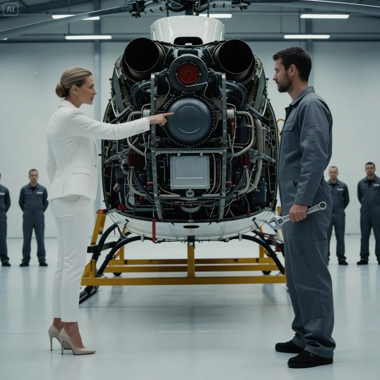 „Pocałuję cię, jeśli to naprawisz!” Dyrektor z Chicago zawstydza woźnego, nie zdając sobie sprawy, że jest zdesperowanym ojcem, który ukrywa genialne umiejętności, aby uratować swoją rodzinę.