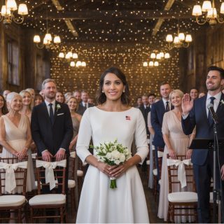 Mama powiedziała: „Nie wracaj do domu”. Spędziłam Święto Dziękczynienia sama, a obcy ludzie przy sąsiednim stoliku stali się moją prawdziwą rodziną. Pięć lat później, na moim weselu, siedzieli w pierwszym rzędzie – a konferansjer poprosił wszystkich, żeby wstali i powitali rodziców panny młodej.