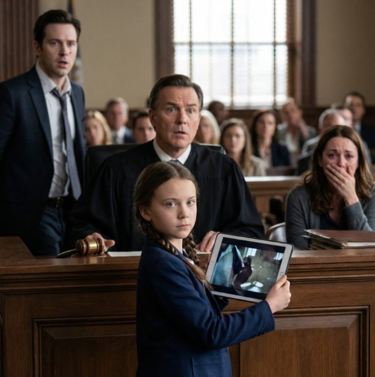 Mój mąż składa pozew o rozwód, a moja 10-letnia córka pyta sędziego: „Czy mogę pokazać panu coś, o czym mama nie wie, Wysoki Sądzie?”. Sędzia skinął głową. Kiedy nagranie się rozpoczęło, cała sala sądowa zamarła w ciszy.