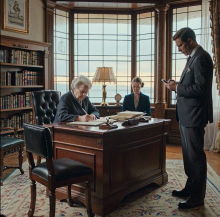 Po śmierci mojego męża jego dzieci powiedziały: „Chcemy majątku, firmy – wszystkiego”. Wszyscy myśleli, że zwariowałam. Na rozprawie końcowej podpisałam dokumenty. Dzieci się uśmiechały – aż ich prawnik zbladł, gdy je przeczytał. GDY JE PRZECZYTAŁ.