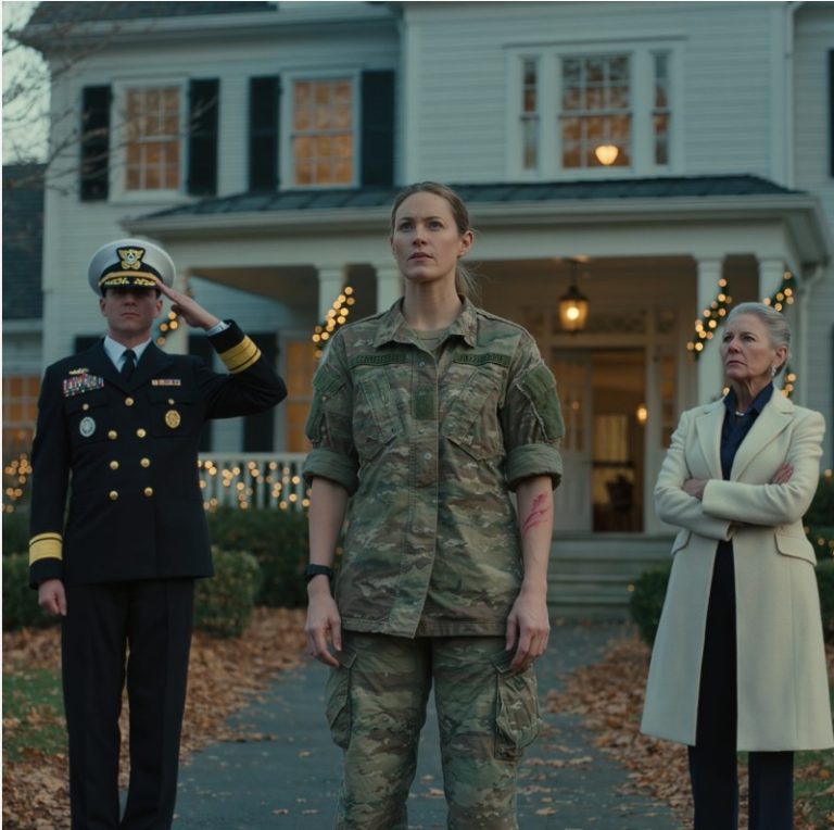 Ciotka zaśmiała się szyderczo: „Żadnych medali? Jesteś tylko sekretarką”. Upiłam łyk wina. „Nie odbieram telefonów”. Zaśmiała się. „Och? To kim jesteś?”. Zapytałam: „Wyrocznia 9”. Jej syn, żołnierz Navy SEAL, zbladł. „Mamo… Przestań gadać”.