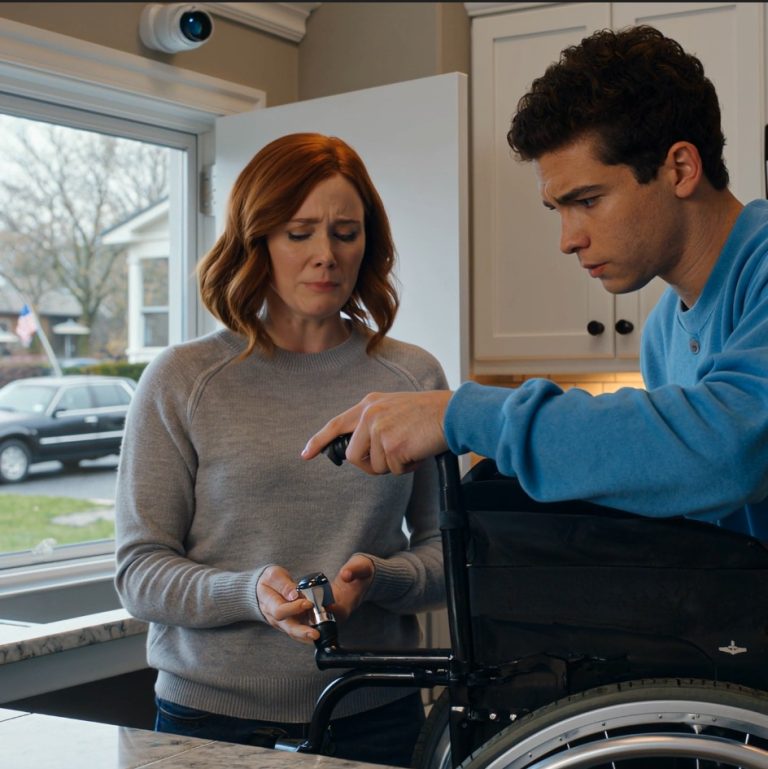 Mój mąż wyjechał w podróż służbową, zostawiając pod moją opieką całkowicie sparaliżowanego pasierba. W chwili, gdy jego samochód zniknął mi z oczu, mój pasierb zeskoczył z wózka inwalidzkiego i wyłączył przeciekającą kuchenkę gazową.