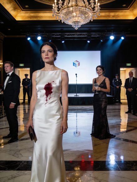 Mój mąż nazwał mnie swoją „nianią” na gali w eleganckim krawacie i pozwolił siostrze polać mnie czerwonym winem w obecności inwestorów – myśleli, że jestem po prostu bezużyteczną żoną, której zadaniem jest milczenie. Nie wiedzieli, że jestem prezesem w cieniu, który był właścicielem firmy, podpisywał czeki i miał decydować, kto zostanie wyprowadzony bez pracy, domu i przyszłości.