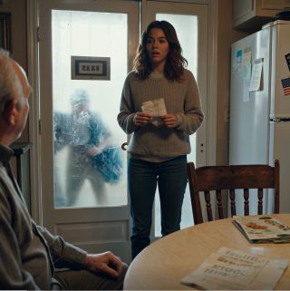 Poleciałem do domu na święta, w domu było ciemno — siedział tam tylko dziadek z kanapką, na lodówce wisiała karteczka: „wykorzystałeś swoje pieniądze na brata — zajmij się nim w tym tygodniu” — szepnął dziadek — „będą tego żałować” — po prostu się uśmiechnąłem. Trzy dni później… byli już w moich drzwiach, kompletnie spanikowani…