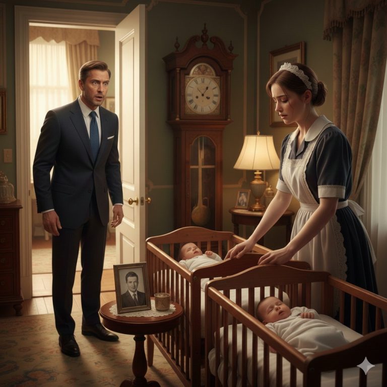 „KASZLEJĄ DOKŁADNIE TAK JAK ON” – Mrożący krew w żyłach powód, dla którego ten skryty milioner nie pozwolił swojej niani wyjść o północy… i 12-letni sekret, który właśnie ożył.