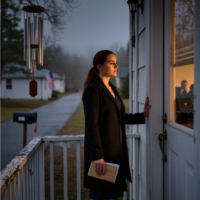 Wróciłam z pogrzebu z bijącym sercem, stojąc na ganku domu rodziców, z jedną ręką uniesioną do góry, żeby zapukać, a w drugiej ściskając grubą kopertę, która mogła odmienić całe nasze życie.