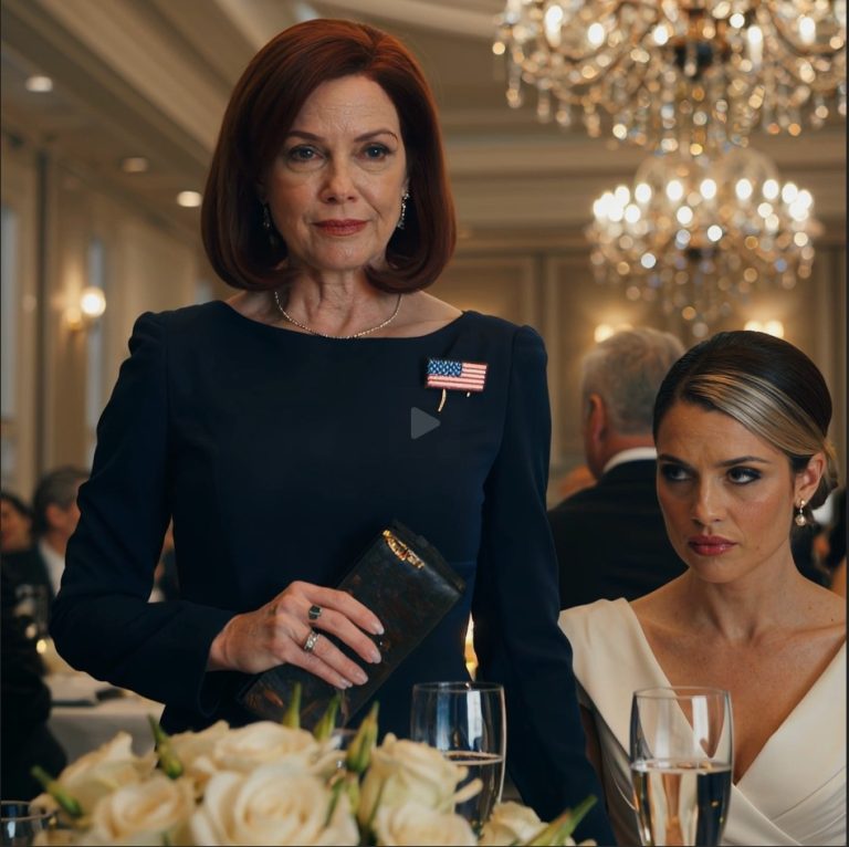 Wychowywałam córkę samotnie, a na jej ślubie teść próbował mnie zawstydzić przed 300 gośćmi — aż wstałam i powiedziałam: „Czy ty w ogóle wiesz, kim jestem?”, po czym zobaczyłam, jak jego twarz blednie… Światło żyrandola w sali balowej na Florydzie sprawiało, że każdy kryształ błyszczał, jakby sala była zdeterminowana, by wyglądać idealnie bez względu na to, co się wydarzy.