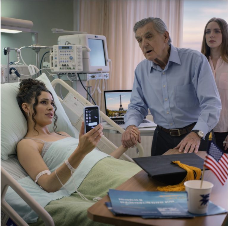 Kiedy zemdlałam na ukończeniu studiów, lekarze wezwali moich rodziców. Nigdy nie przyjechali. Zamiast tego siostra oznaczyła mnie na zdjęciu: „Wreszcie – rodzinny wyjazd do Paryża, bez stresu, bez dramatów”. Nic nie powiedziałam.