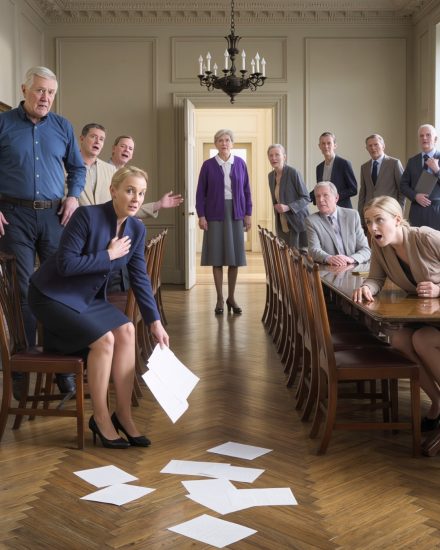 „Jak wszyscy wiecie, mama zmarła w zeszłym miesiącu” – oznajmiła moja ciotka podczas kolacji w Święto Dziękczynienia, rozkładając testament, w którym zapisała sobie wszystko. Problem? Tego ranka wypiłam kawę z babcią – jak najbardziej żywą. Podczas gdy moi kuzyni udawali żałobę, wysłałam jednego SMS-a: PRZYJDŹ TUTAJ. TERAZ. Dziesięć minut później zadzwonił dzwonek do drzwi, weszła moja „nieżyjąca” babcia, a perfekcyjny skok mojej ciotki na spadek wybuchł na oczach trzydziestu oszołomionych krewnych.