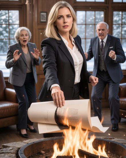 Mama przyleciała ze mną do domu na święta, obiecując „nowy początek”. Zamiast tego tata zamknął drzwi, przesunął po stole papiery o kuratelę i powiedział mi, żebym podpisała swoje życie, bo inaczej lichwiarze „zajmą się” moim bratem. Myśleli, że jestem bezbronną córką. W rzeczywistości byłam biegłym sądowym, który potajemnie kupił ich dług. Kiedy mama zadzwoniła pod 911 i krzyknęła, że ​​MAM BROŃ, po cichu włączyłam kamery monitoringu…