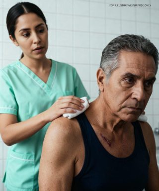 „Tato, zaczynam już” – wyszeptałam, kąpiąc sparaliżowanego teścia, ale w chwili, gdy zdjął koszulę, mój oddech zamarł. Dziwne wołanie mojego męża przed wyjściem nagle odbiło się echem w mojej głowie i w tej chwili wszystko nabrało sensu.