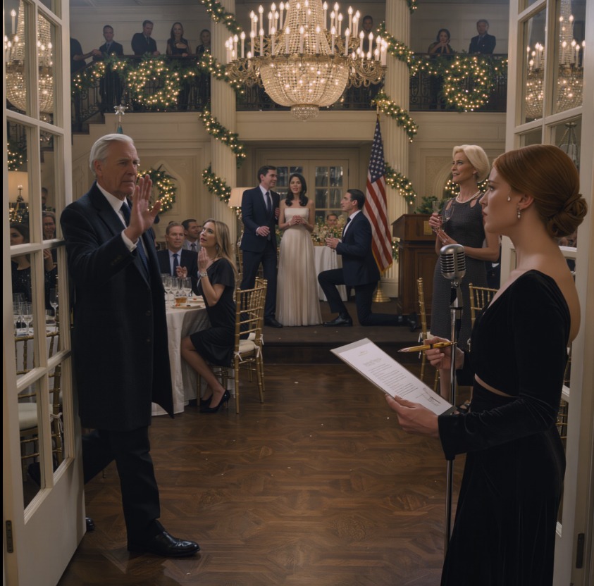 Ze łzami w oczach podpisuje papiery rozwodowe na przyjęciu bożonarodzeniowym – nie wiedząc, że jest spadkobierczynią miliardera…