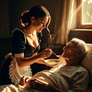 „Umierający miliarder niespodziewanie adoptował młodą służącą – nigdy nie przypuszczał, że ta decyzja da mu drugą szansę na życie”.