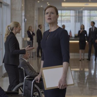 Pędząc na spotkanie w sprawie spadku na Manhattanie, zatrzymałem się, żeby pomóc starszemu panu na wózku inwalidzkim, który utknął przy placu budowy; spojrzał na mnie, idealnie wymienił nazwę kancelarii i poprosił, żeby mi towarzyszył. Myślałem, że to tylko zbieg okoliczności… aż do momentu, gdy weszliśmy do jasnego, przeszklonego holu, a moja siostra – ta, która właśnie wyrzuciła mnie z domu – zobaczyła go, zbladła śmiertelnie, zaczęła się trząść i z trudem przełknęła ślinę.