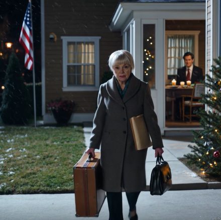 Podczas kolacji wigilijnej moja synowa podała mi mop. „Przestań udawać, że jesteś chora i czysta” – krzyknęła. Mój syn dodał: „Przestań używać swojego wieku jako wymówki…”. Tego wieczoru spakowałam ubrania do walizki i zniknęłam. Ale to, co zrobiłam następnego dnia… sprawiło, że zbladli ze strachu.