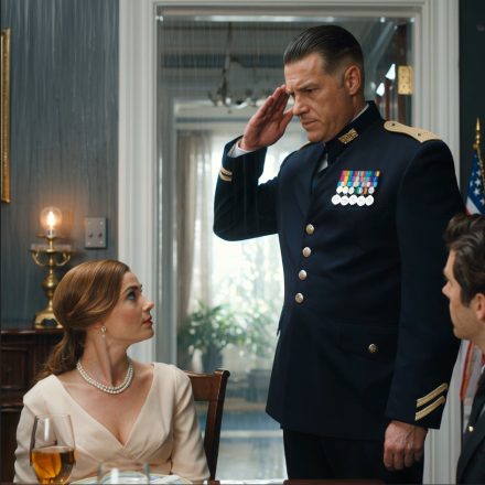 „Przynosisz wstyd tej rodzinie” – powiedziała mama przed wszystkimi, a usta mojego brata wykrzywiły się w tym znajomym uśmieszku. „Nieudacznik”. Nie wypowiedział tego słowa, dopóki drzwi wejściowe się nie otworzyły, mąż mojej siostry wszedł w mundurze, a cała sala zapomniała, jak się oddycha.