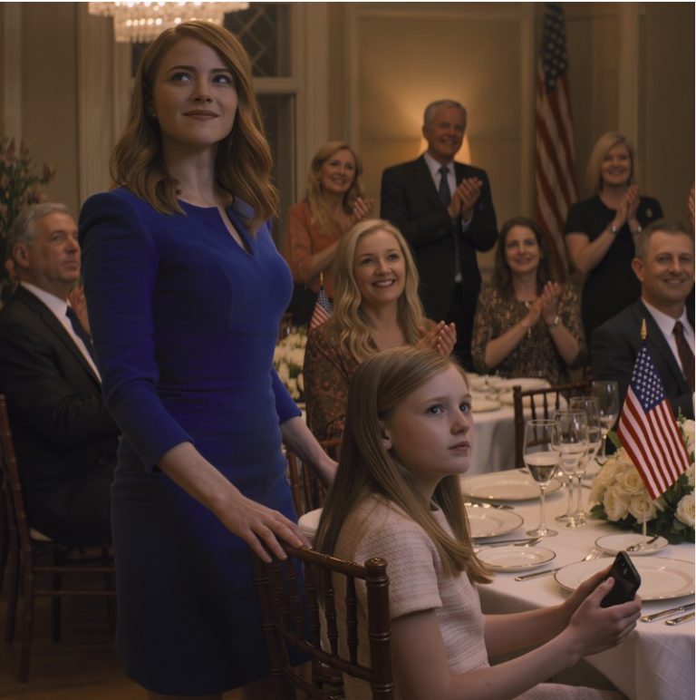 Moi rodzice nazwali moją 12-letnią córkę „niekompetentną”, a mojego kuzyna świętowali jak gwiazdę — na samym przyjęciu rocznicowym ogłosili, że zostawiają dom i 280 000 dolarów z rodzinnego funduszu swojemu „ulubionemu dziecku”… Nie płakałam, po prostu wstałam, uśmiechnęłam się i powiedziałam JEDNO ZDANIE… a ich twarze zbladły.