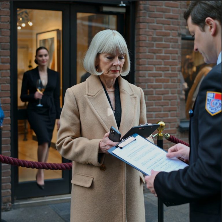 Moja synowa powiedziała ochroniarzowi: „Nie ma jej na liście”, nie patrząc na mnie. Lina pozostała zamknięta. Ludzie patrzyli, czekali.