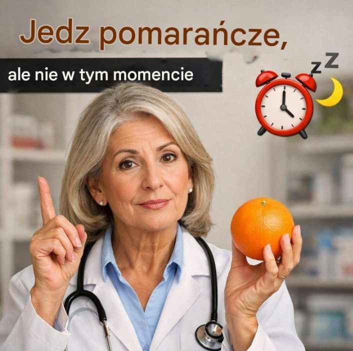Zjedz pomarańczę, ale nie w tym czasie