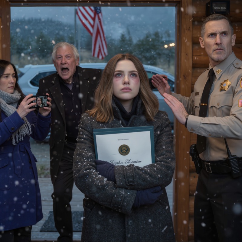 Moja babcia zostawiła mi swój górski domek wart 1 360 000 dolarów… a mężczyzna, który odebrał mi 18 lat, wszedł na odczytywanie testamentu w centrum Denver, jakby wciąż miał prawo do mojego życia, uśmiechając się zbyt gładko, nachylając się, by szepnąć, że zamienimy Willow Creek Mountain w „rodzinny biznes” — jakby dekadę milczenia można było wymazać jednym podpisem i uściskiem dłoni.