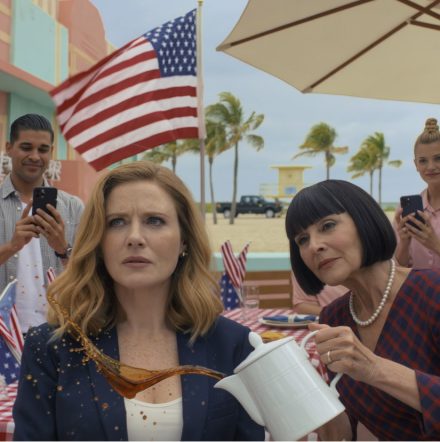 Podczas hotelowego brunchu moja mama nachyliła się i powiedziała: „Patrz – tak ta rodzina traktuje tego, którym wszyscy gardzą”, po czym wylała mi kawę na kark, gdy telefony zaczęły nagrywać. Wrzucili ten filmik, żeby mnie zawstydzić jako „nikogo”… aż stał się viralem i ludzie rozpoznali mnie z Forbesa. Kilka dni później śmiech ucichł – wszystko zaczęło się szybko walić.