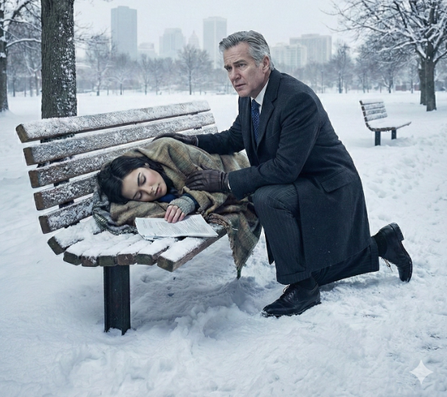 Zwolnił ją za pięć minut spóźnienia — ale kiedy znalazł ją śpiącą na ulicy z długiem szpitalnym swojej matki, wszystko się zmieniło