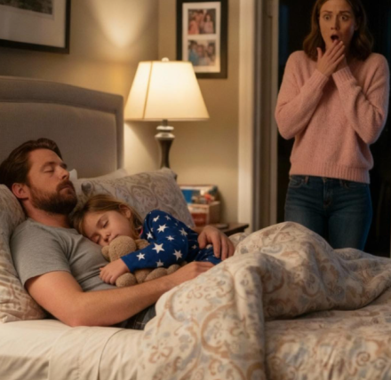 Ośmioletnia dziewczynka śpi sama, ale każdego ranka narzeka, że ​​jej łóżko jest „za małe”. Kiedy jej matka sprawdza nagrania z kamery bezpieczeństwa o 2 w nocy, dziewczynka wybucha płaczem…