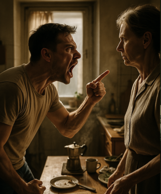 „Czego ode mnie chcesz? Żebym zaczął bić żonę, mamo?! Zupełnie oszalałaś!”