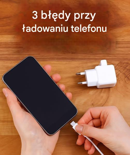 3 błędy, których należy unikać podczas ładowania telefonu