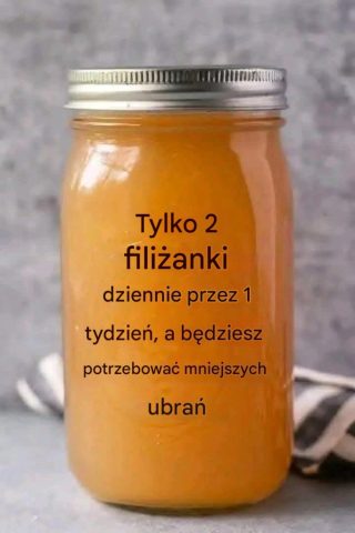 Tylko 2 filiżanki dziennie przez 1 tydzień i będziesz potrzebować mniejszych ubrań