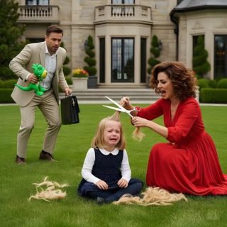 Mała dziewczynka błagała: „Mamo, nie ścinaj mi włosów!” — aż milioner