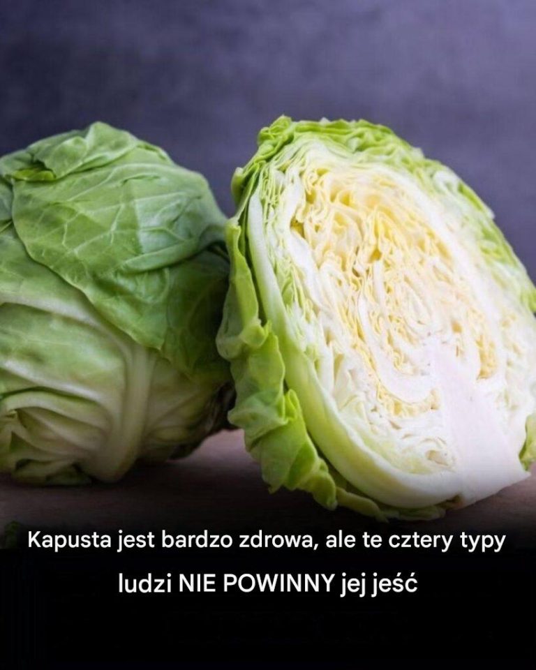 4 typy osób, które powinny unikać jedzenia kapusty