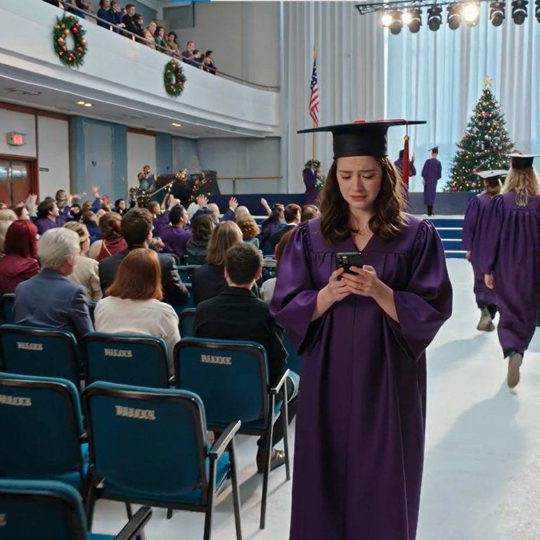 Ani jedna osoba z mojej rodziny nie pojawiła się na moim ukończeniu studiów – moi rodzice wybrali się na wycieczkę w ostatniej chwili z moją siostrą. Ale gdy szłam przez scenę, mój telefon zawibrował SMS-em od taty: „Wracaj natychmiast do domu”. A potem 35 NIEODBIONYCH POŁĄCZEŃ.