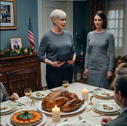 „Żona mojego syna zażądała 2300 dolarów czynszu podczas kolacji w Święto Dziękczynienia. »Od przyszłego miesiąca pokój gościnny będzie kosztował 2300 dolarów«. Powiedziała to przy wszystkich. Przy stole zapadła cisza. Powoli wstałem… Potem powiedziałem pięć słów, które sprawiły, że się skrzywiła…”