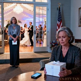 “Możesz stanąć przy ścianie łazienki, żeby nie zepsuć zdjęć ślubnych przez swój wiek?” – parsknęła moja nowa synowa. Uśmiechnąłem się, podniosłem prezent ze stołu i wyszedłem. Kiedy odkryli, co jest w tym pudełku, połączenia nie ustały.