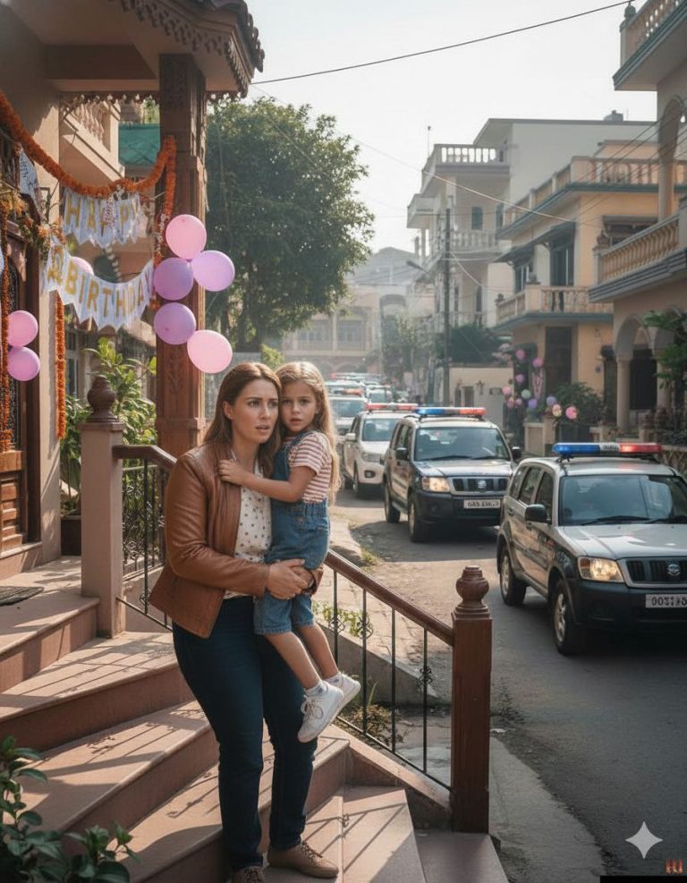 Mój mąż krzyknął do mnie przez telefon: „Weź naszą córkę i uciekaj natychmiast!” — dziesięć minut później policja otoczyła cały dom.